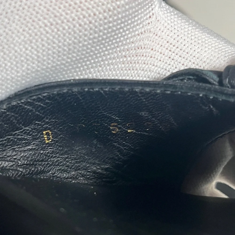 Sold Taking offers! CHANEL Black Knot-Detail Slingback Sandals